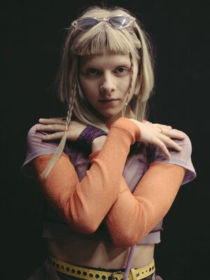 Blonde Aurora Aksnes for Warp Magazine - August 2020